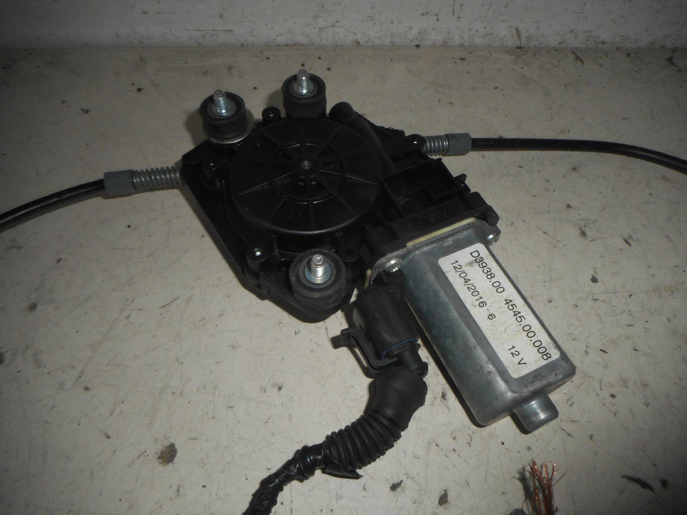 Alzacristallo elettr. porta ant. sx.